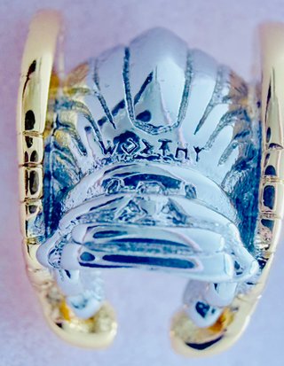 Pandora Charm Oro y Plata