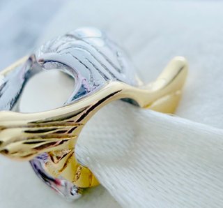Pandora Charm Oro y Plata