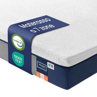 Materasso memory foam con gel rigidità · Poliestere
