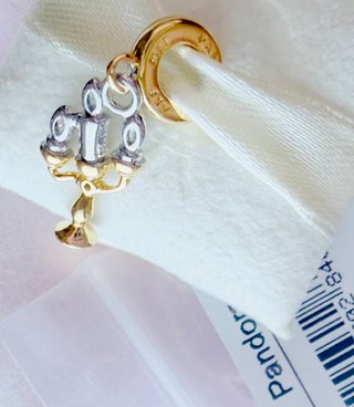Pandora Charm Candeleros Oro y Plata