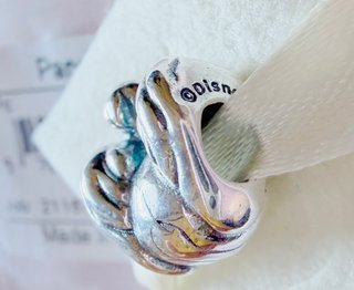 Pandora Charm Perro Plata y Azul