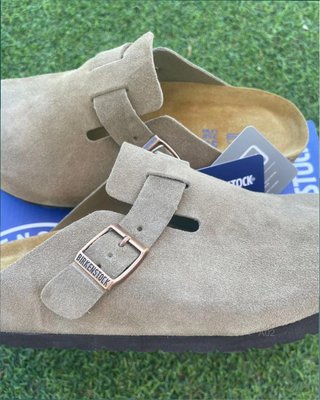 Zuecos Birkenstock Boston Talla 42 Beige