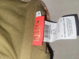 Vestido largo estampado MCM