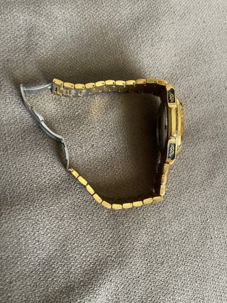 Reloj CAROTIF Oro y Verde Esqueleto