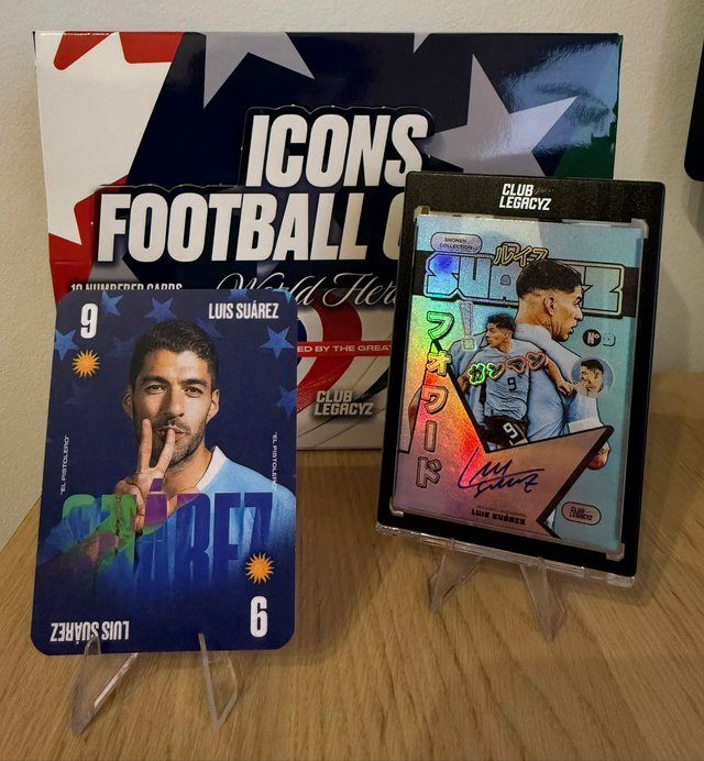 Luis Suárez ON CARD Auto /50 Club Legacyz