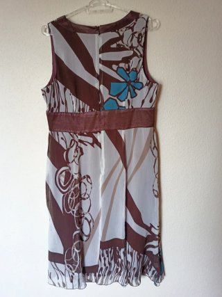 Vestido vaporoso estampado