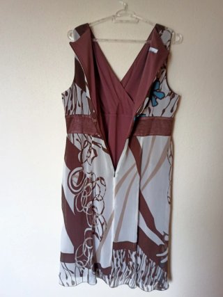Vestido vaporoso estampado