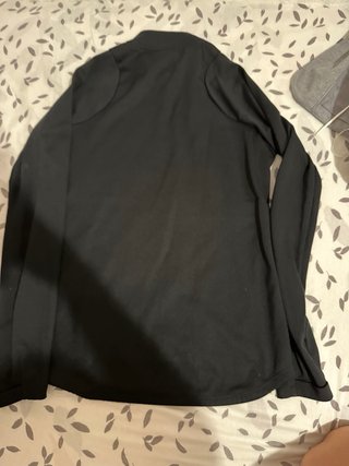 Jersey Nike Negro Media Cremallera