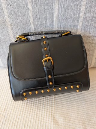 Lote 3 Bolsos Mujer Negro, Marrón, Rojo