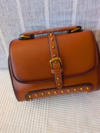 Lote 3 Bolsos Mujer Negro, Marrón, Rojo