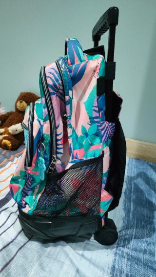 Mochila con ruedas Totto floral