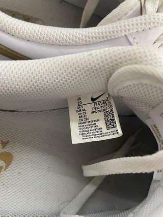 Nike Air Force 1 Blancas Doradas