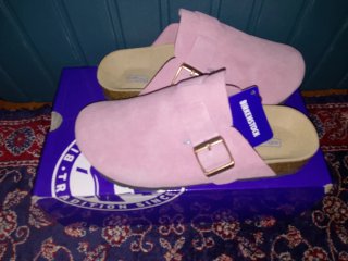 Birkenstock rosa/beige