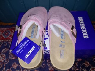 Birkenstock rosa/beige