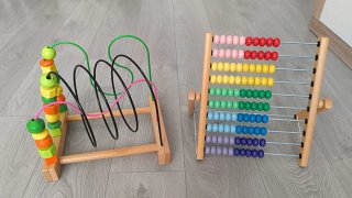 Juguetes madera Ikea: Cuentas y Ábaco