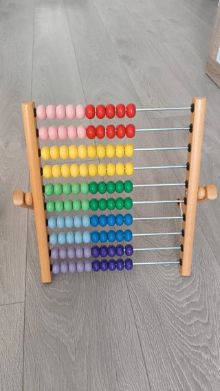 Juguetes madera Ikea: Cuentas y Ábaco