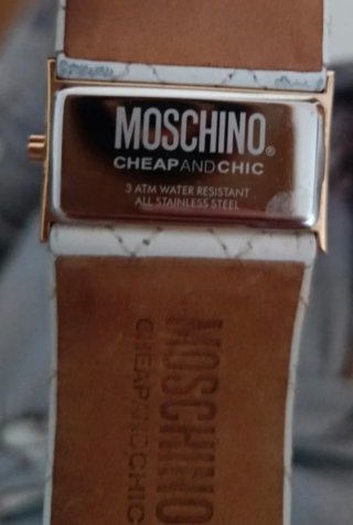 Reloj Moschino Mujer Dorado y Blanco