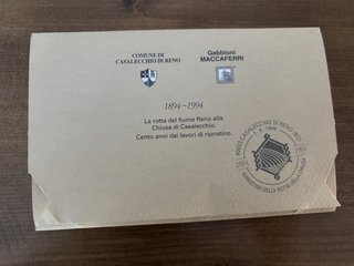 Cartoline Centenario Ripristino Fiume Reno