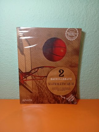 Libro Matemáticas II - 2o de Bachillerato - ANAYA