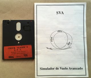 CHUCK YEAGER'S AFT - AMSTRAD CPC DISCO