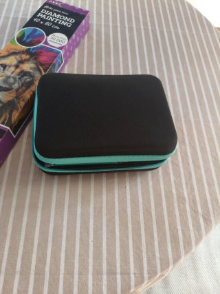 Kit Pintura Diamante León Neon Rhinestones