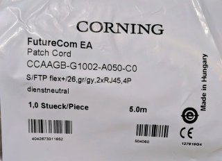 25 cables datos 6 m RJ45 apantallados NUEVOS