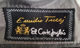 Americana Emidio Tucci gris jaspeado