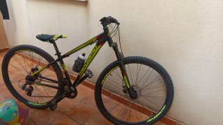 Bicicleta Megamo DX3 Negra/Amarilla