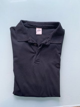 Polo Springfield manga corta negro