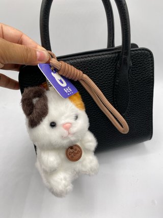 Peluche gato tricolor llavero