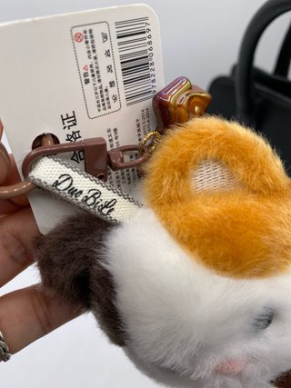 Peluche gato tricolor llavero