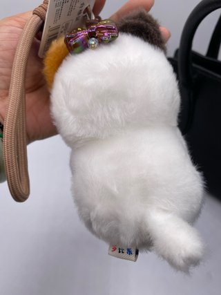 Peluche gato tricolor llavero