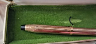 2 Bolígrafos Cross y Waterman Oro