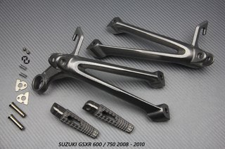 Estriberas traseras SUZUKI GSXR 600 750 2008 2010
