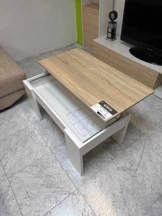 Mesa elevable Elise Blanco Cambria