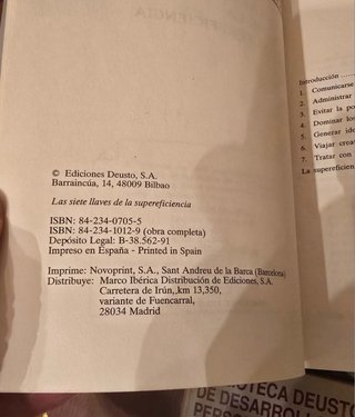 7 libros Deusto desarrollo personal