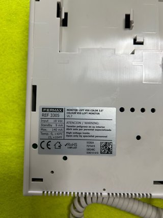 MONITOR FERMAX LOFT VDS DIGITAL REF. 3305