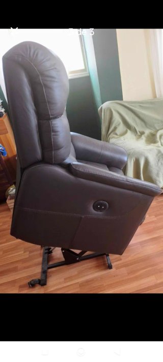 Sillón Eléctrico Piel Marrón Seminuevo