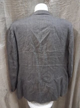 Completo uomo lino grigio taglia 58