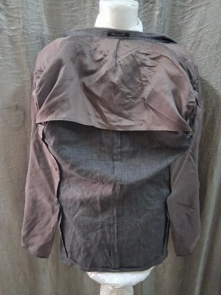Completo uomo lino grigio taglia 58