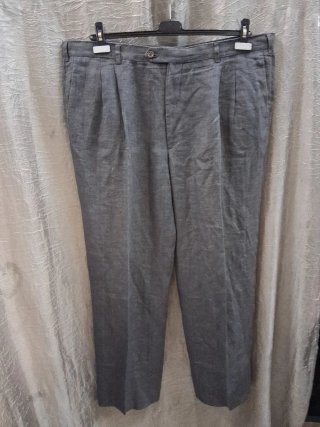 Completo uomo lino grigio taglia 58