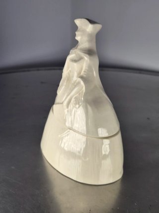 BOMBONERA ARTE DECO CERÁMICA SARREGUEMINES FRANCIA