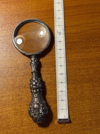 Lupa de Plata Sterling antigua