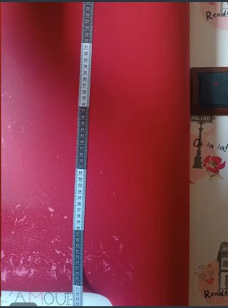 Cabecero polipiel rojo para retapizar