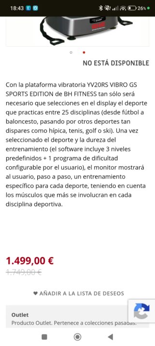 Plataforma Vibratoria Tecnovita Sports Edition
