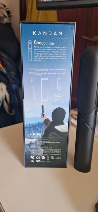 Kandao Qoocam Lite Cámara 360° Negra