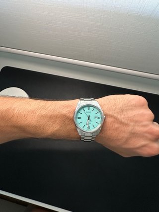 Reloj Casio Plata y Turquesa