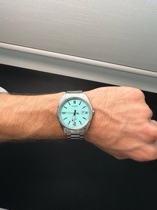 Reloj Casio Plata y Turquesa