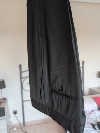 Traje de novio negro