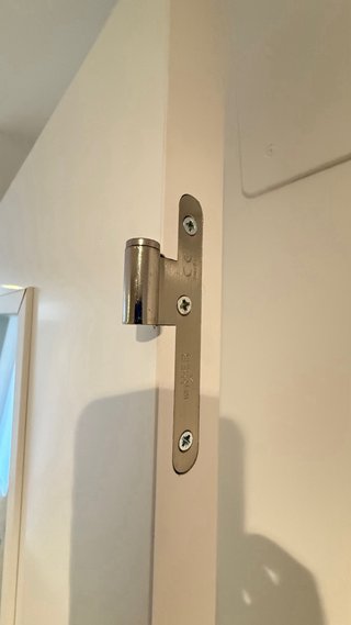 Puerta madera lacada con cristal